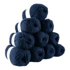 BRAND 10 pelotes de laine à tricoter Distrifil AZURITE 3090 pas cher 100% acrylique