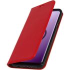 Etui pour Samsung Galaxy S9 Plus - AVIZAR - Housse Cuir Portefeuille - Rouge - Support Vidéo - Fentes Cartes