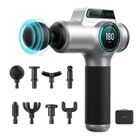 OLOKDYIZ Pistolet de Massage Musculaire, 99 Niveaux Réglables - 8 Têtes de Massage Ecran LCD 2500mAh Massage Gun Pour Soulager Douleurs