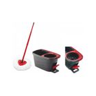 Kit de lavage VILEDA Turbo Smart Système. Serpillère + seau. Système d'essorage centrifuge.