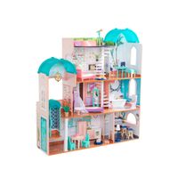 KidKraft - Maison de poupées Camila en bois avec 30 accessoires inclus, son et lumière