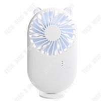TD® Petit ventilateur de poche ventilateur usb chargeant mini ventilateur de poche portable petit ventilateur cadeau blanc