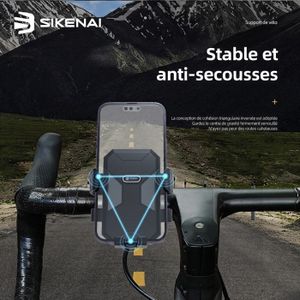 Support Téléphone Vélo LEMEGO - Étanché Pivotant 360° Pour Smartphones 4,7 à 6,5 Pouces