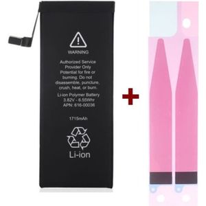 Autocollant Adhésif De Batterie Pour IPhone 6S - Modèles A1633, A1688, A1700 - Noir - Neuf