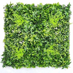 Mur végétal Mur végétal artificiel fleur blanche - 100 x 100 c