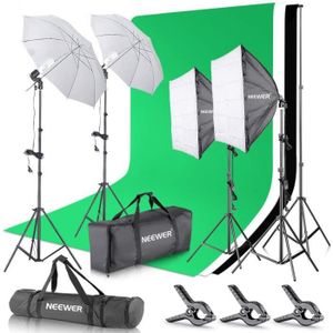 TFJ Photo Video Studio 2 MH X 3 MW kit de syst/ème de support de fond Backdrop Support r/églable rapide avec sac de transport