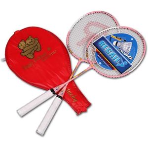 KIT BADMINTON les enfants badminton set racket, sports de raquette de badminton avec sacs de transport, débutant jardin exercice pour la formati