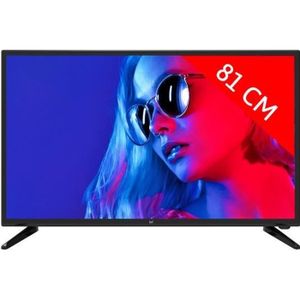 Téléviseur LED TV LED DUAL DL-32HD-008 - 81 cm - TNT HD - Blanc