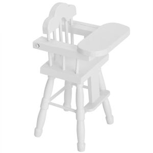 MAISON POUPÉE Chaise haute miniature, chaise de maison de poupée