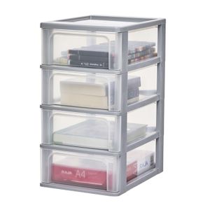 Meuble De Rangement 5 Tiroirs Avec Roulettes - Organisateur Bureau Ou Maison - Noir