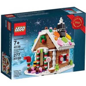 ASSEMBLAGE CONSTRUCTION LEGO Exclusifs - Maison en pain d'épice - 40139 - Jouet en plastique - 277 pièces