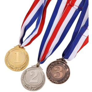 Lot de 3 Médailles, Medaille Enfant Metal, Médaille de Métal Récompensant  Or Argent Bronze, Médailles de Prix Olympiques avec Ruban pour Enfants  Adultes Journée Sportive Compétitions Jeux Fêtes : : Sports et