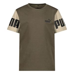 T-SHIRT Puma t-shirts-manches-courtes Garçon en couleur Vert - Taille 152