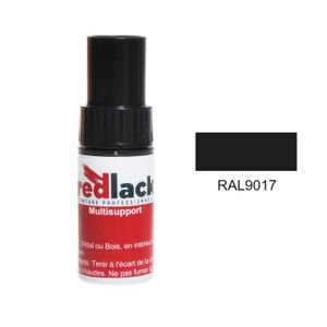 PEINTURE - VERNIS Redlack Peinture flacon retouche RAL 9017 Brillant multisupport