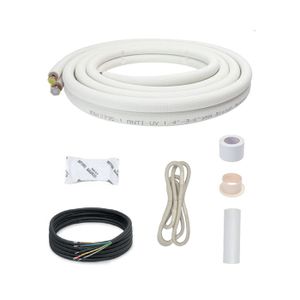 Liaison Frigorifique Bitube Isolée 3/8-5/8 Blanc 20m – IPO TUBE – Neuf Pour Climatisation M1