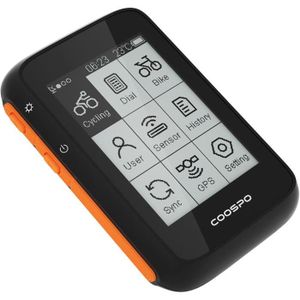 BC107 Ordinateur Velo GPS Sans Fil, Bluetooth 5.0 Ant+ Compteur