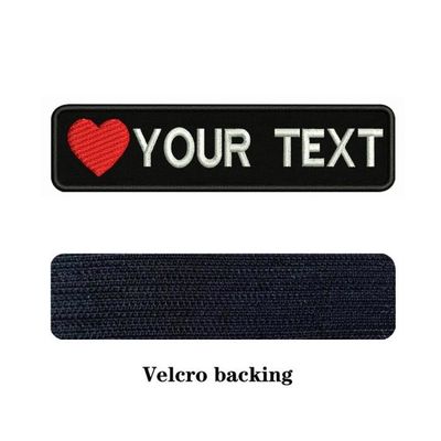 White-Velcro -Love Logo – Patch brodé de nom personnalisé 10x2,5 cm,pour  sac à dos de vêtements - Cdiscount Prêt-à-Porter