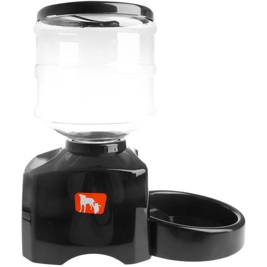 Distributeur Nourriture + Eau Chat 2 En 1 - Fontaine Et Gamelle Automatique Sans électricité - Grande Capacité - 5