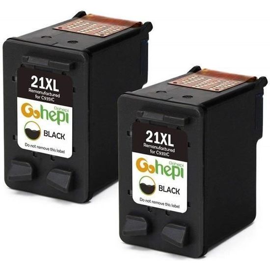 Cartouches D'encre Compatibles HP 21 XL & 22 XL - Pour DeskJet F340, F350, F370, F375