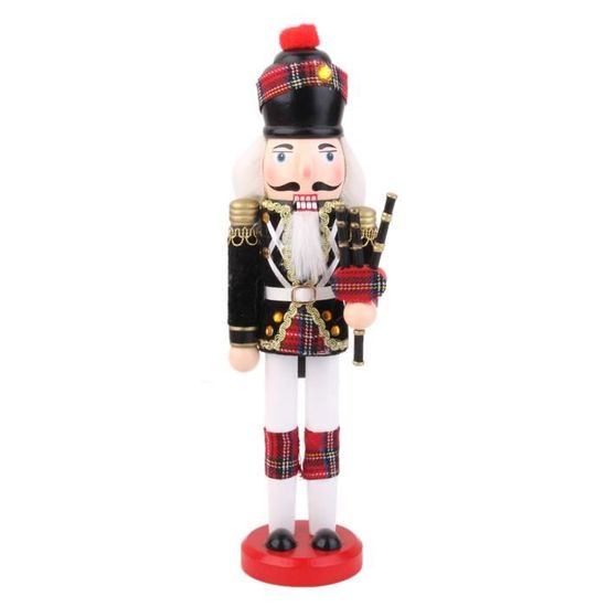 Casse-Noisette en Bois écossais Figurine Soldat Collection Enfant Adulte #1