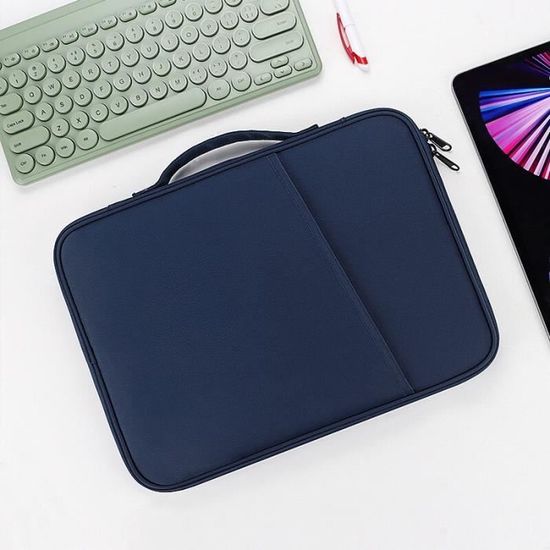 Sacoche Pour Tablette 13 Pouces Moko - Compatible IPad Air 13, IPad Pro 12.9, Galaxy Tab S9+, Surface Pro - Noir, 3 Compartiments