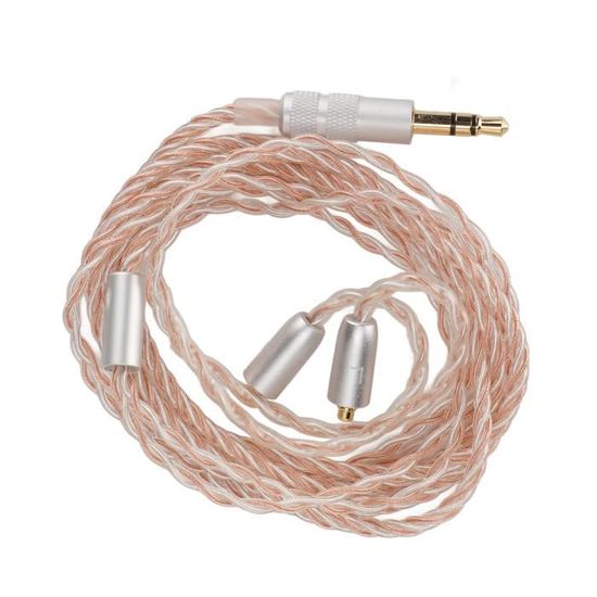 Sxhlseller Câble De Remplacement MMCX Pour écouteurs – OFC 30 Cœurs, Micro Et Télécommande – 120 Cm