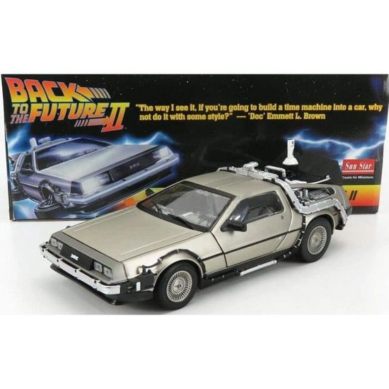 Voiture DELOREAN Volante RETOUR VERS LE FUTUR II Avec Roues