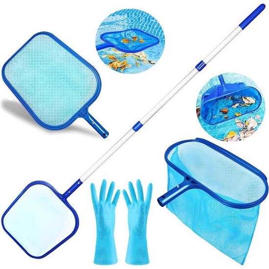 Épuisette De Piscine AIPER - Filet Profond Pour Nettoyage - Sans Barre - Idéal Pour Débris Et Feuilles