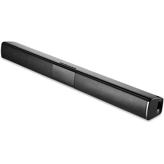 Barre De Son Bluetooth Avec Subwoofer Intégré - Connectivité Filaire Et Sans Fil - Pour TV, PC - Jusqu'à 4h D'autonomie