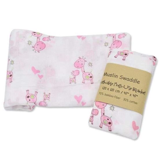 ChamXue Lot De 5 Langes Bébé Mousseline De Coton 25x50cm – Ultra Doux & Absorbant – Rouge Clair – Idéal Peaux Sensibles Nouveau-né