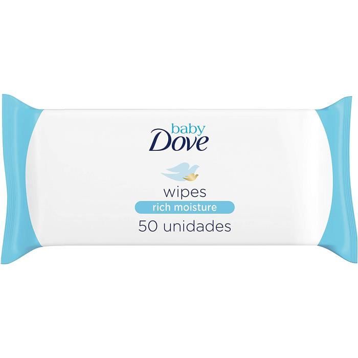 Dove Baby Wipes 50 Lingettes 1 Unité Cdiscount Puériculture & Eveil bébé