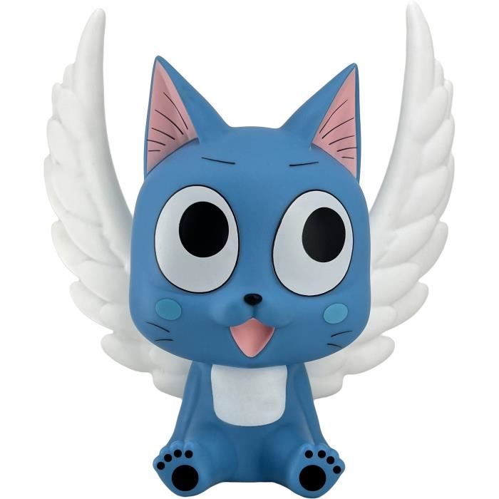 FAIRY TAIL - Happy ailé - Tirelire PVC 18cm : : Tirelire