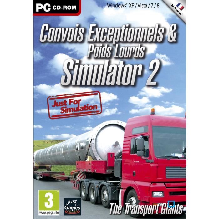 Just For Games Convoi Exeptionnel et Poids Lourds Simulator 2