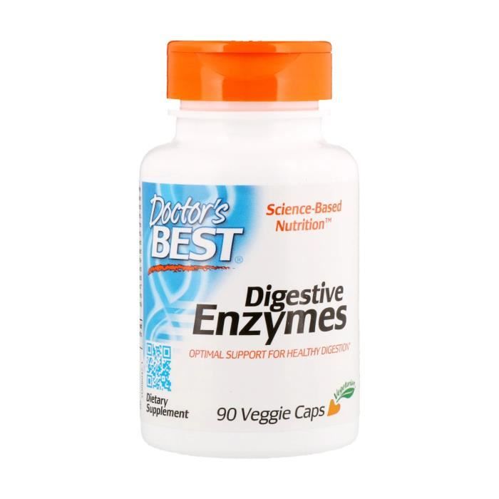 Doctor's Best+Enzymes digestives 90 capsules végétales