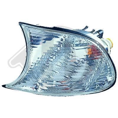 1214175 Clignotant gauche (cote conducteur) pour BMW Serie 3 Coupe , Cabriolet de type E46 de 2001 a 2003 Look Origine.