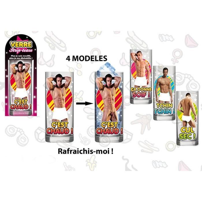 VERRE MAGIQUE STRIPTEASE HOMME