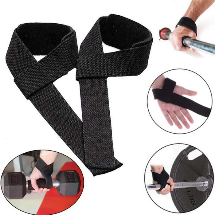 1 paire bandes poignet soutien haltérophilie gymnastique formation musculation poignet garde sangle - Modèle: Black - HSJSTLDB03950