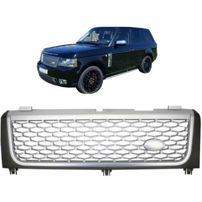 Calandre Pour Land Rover Range Vogue III L322 02-05 Autobiography Edition Gris-Argent