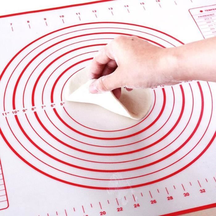 Rouleau à pâtisserie créative,60*40Cm épais Silicone Silicone tapis Silicone pâtisserie tapis cuisine Silicone tapis de qualité