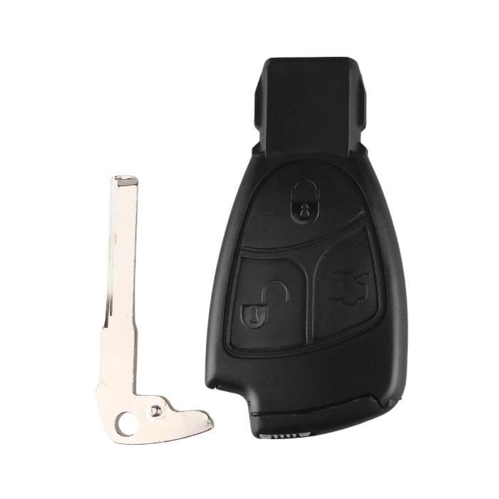 Taille -3 boutons avec lame de rechange pour Benz, coque de clé intelligente, pour mercedes-benz B C E ML S CLK CL Vito 639