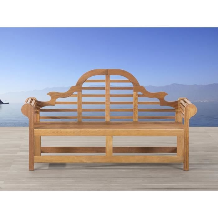 Banc de jardin en bois white balau - 180 cm - Java Marlboro