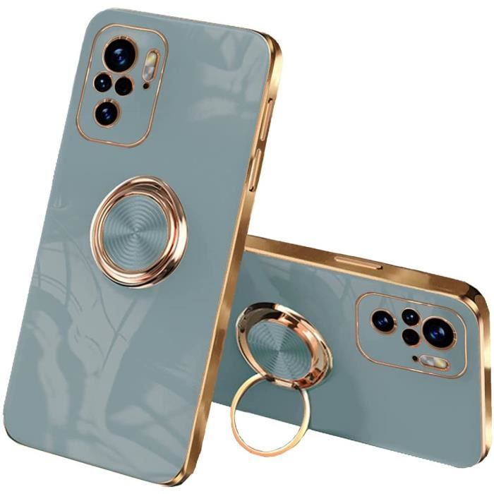 Coque Xiaomi Redmi Note 10|10s, Redmi Note 10|10s Case Antichoc, Placage Protection 360 Degrés Housse Magnetique Support De VoituU