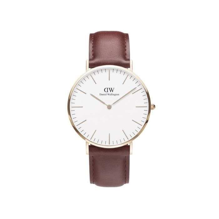 Daniel Wellington Montres Marron Homme - DW00100120 40mm