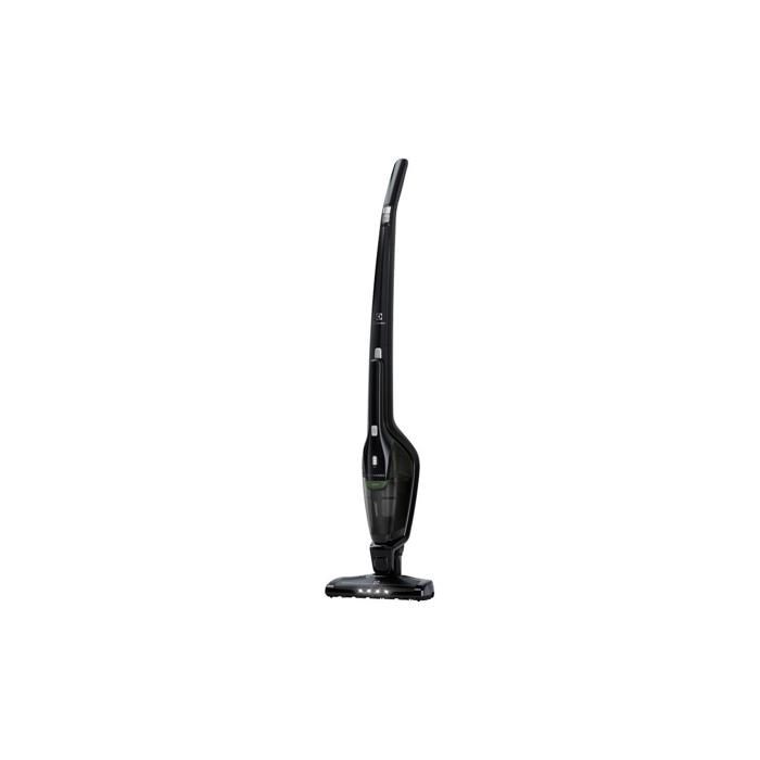 Electrolux eer7green aspirateur Balai eRGORAPIDO 2 en 1, sans Sac, Double Filtre Lavable, Recharge complète en Soleil 4 Heures, Ebon