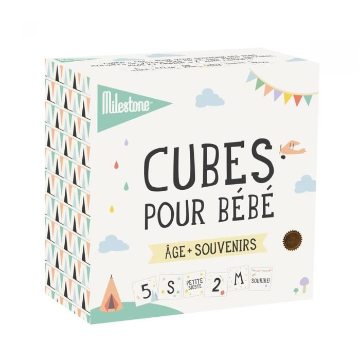 MILESTONE Cubes premiers moments de bébé