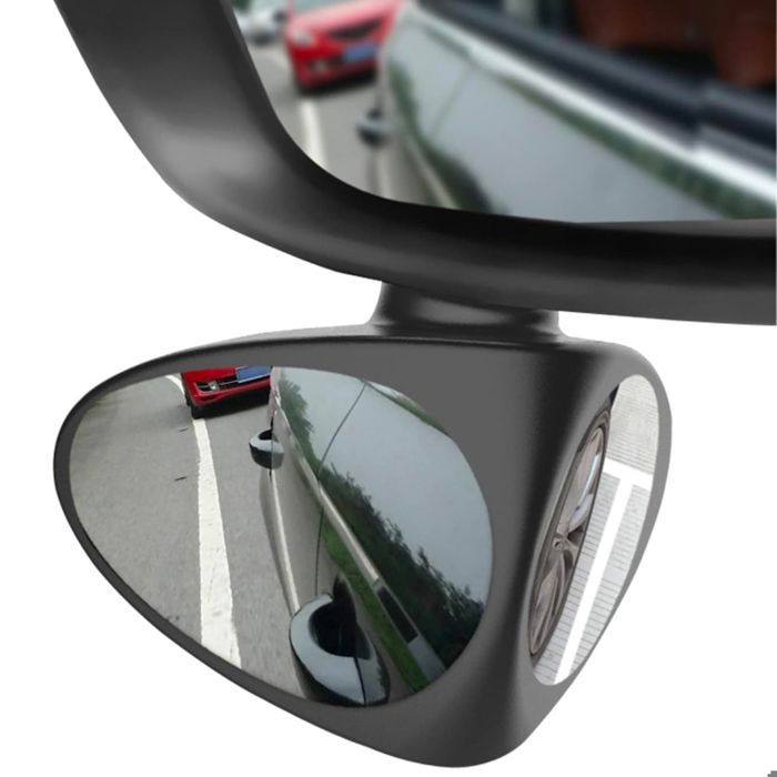 Lot de 2 - Voiture Rétroviseurs d'Angle Mort Rotatif 360° - Double Miroirs d'Angles Morts - Idéal Conduite Accompagnée