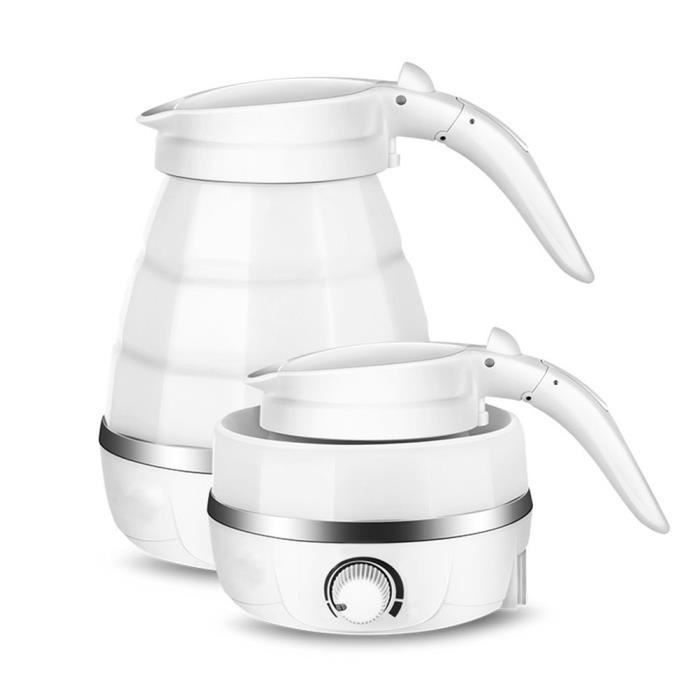 Bouilloire électrique pliable en silicone de voyage