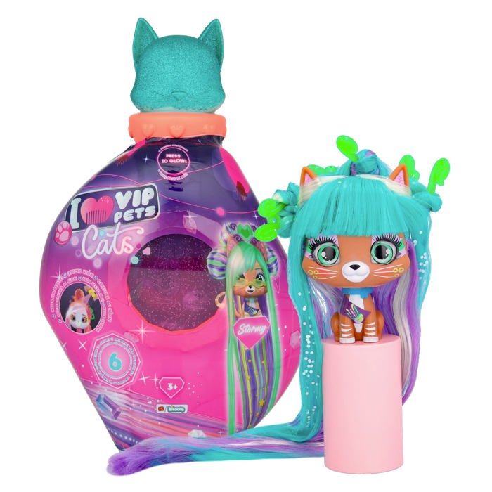 VIP Pets Poupée avec des Cheveux XXL à coiffer - Chloe - Jouet Cadeau pour Garçons et Filles 4 Ans et Plus VIP Pets Poupée avec des Cheveux XXL à coiffer - Chloe - Jouet Cadeau pour Garçons et Filles 4 Ans et Plus