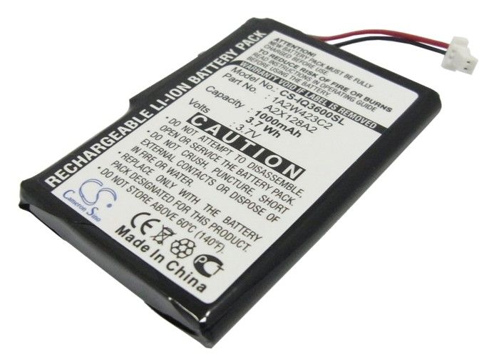 CS-IQ3600HL Batteria 2000mAh Li-Polymer Per GARMIN IQue 3200/3600 – Sostituisce 1A2W423C2, A2X128A2