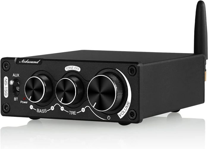 Nobsound - Mini amplificador de potencia con Bluetooth, estéreo, Hi-Fi